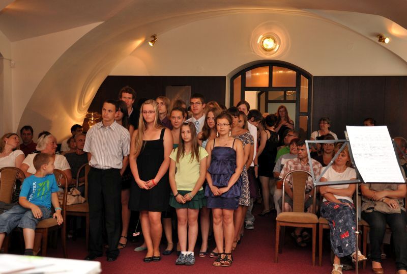 Slavnostní vyřazení absloventů 27. 6. 2012