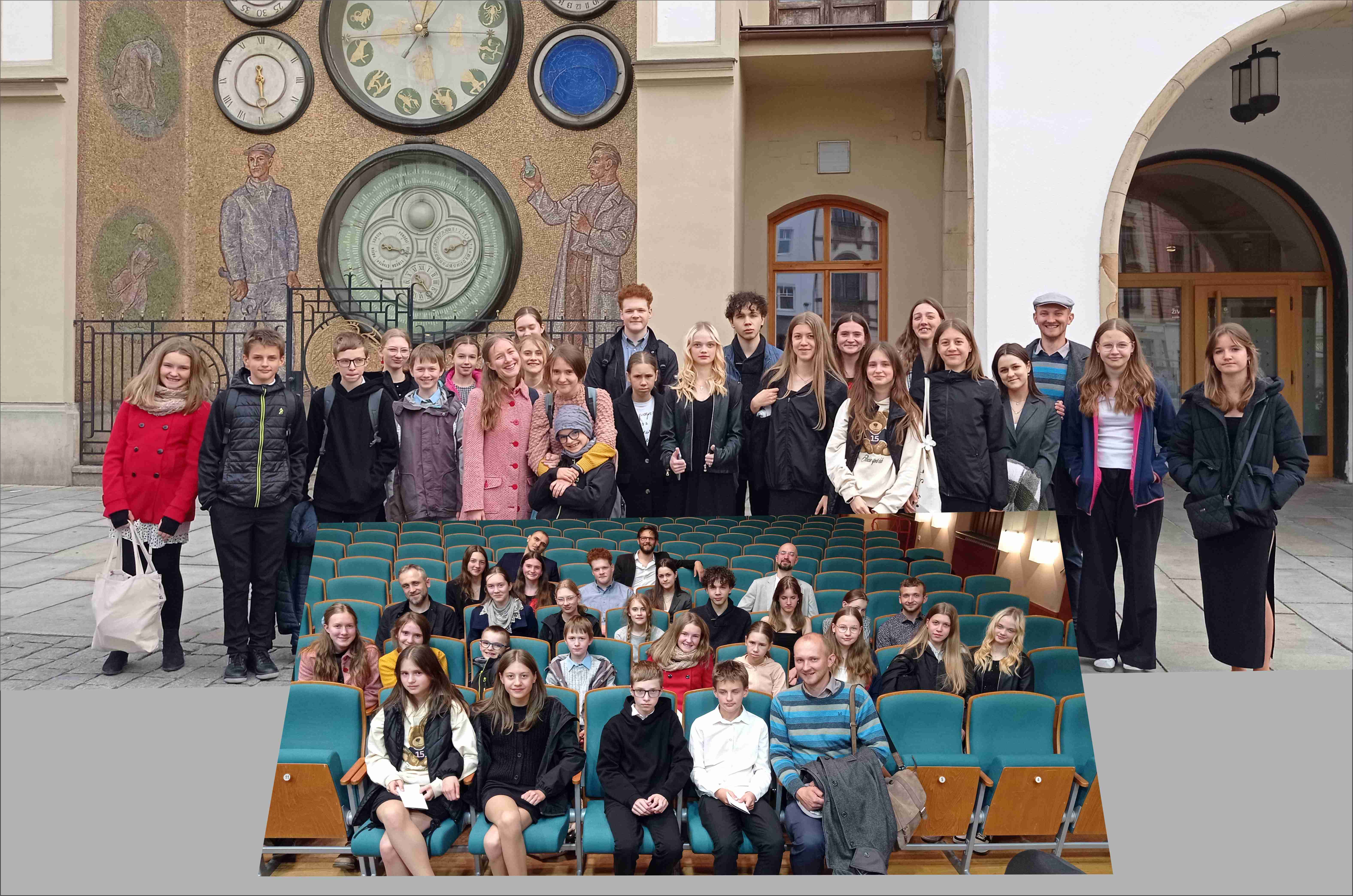 Školní smyčcový orchestr navštívil koncert souboru Cello Republic a MF Olomouc 6. 5. 2025