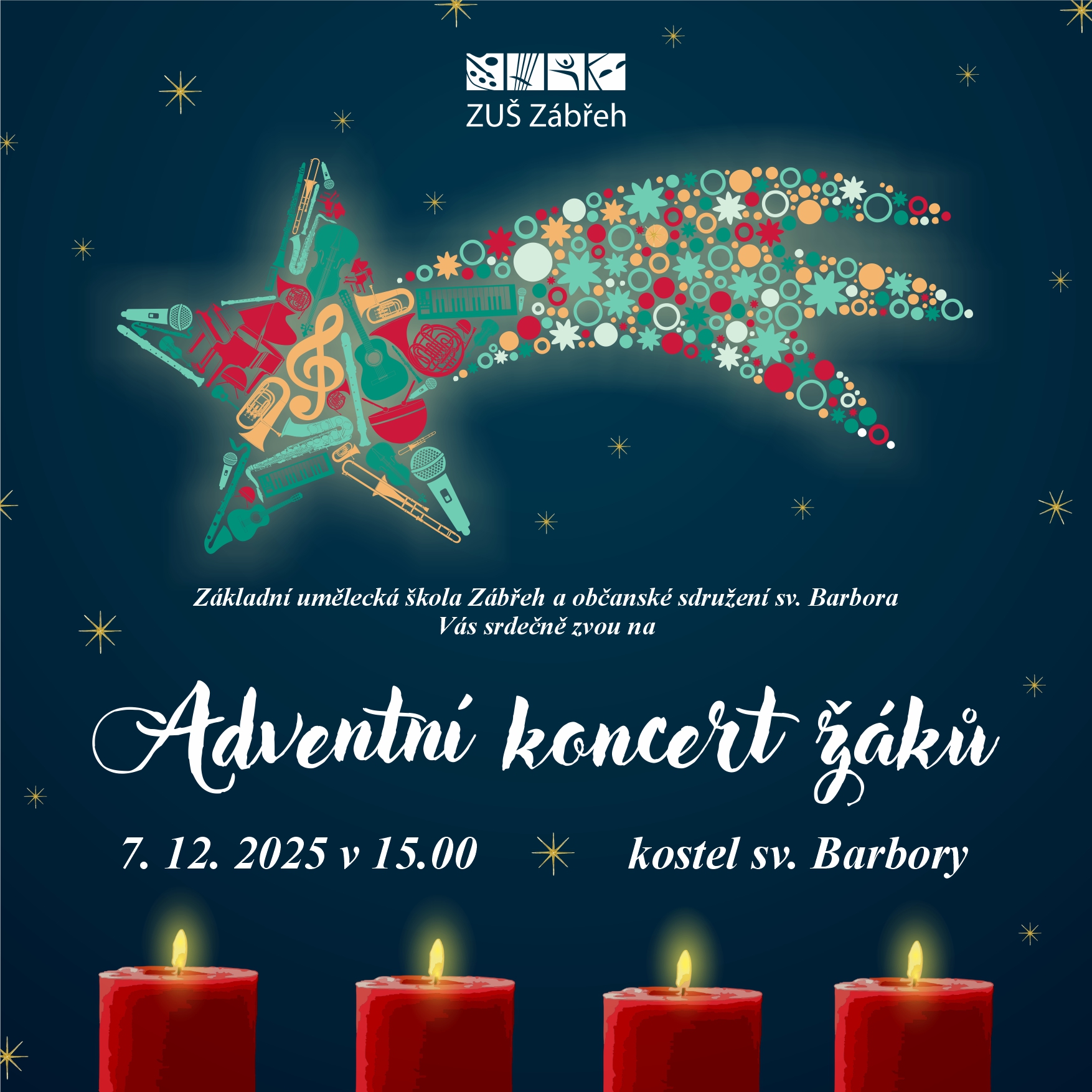 Adventní koncert žáků