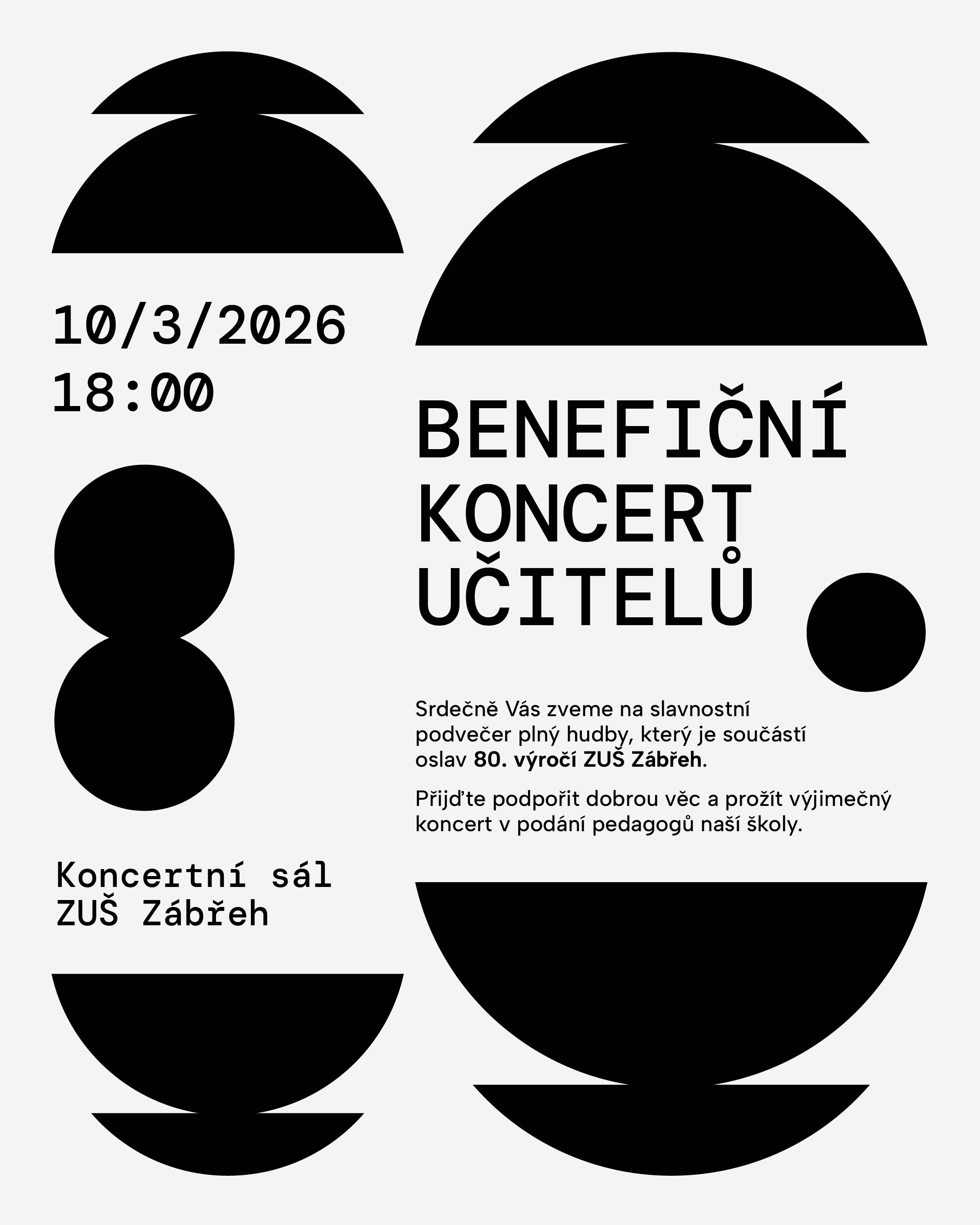 Benefiční koncert učitelů
