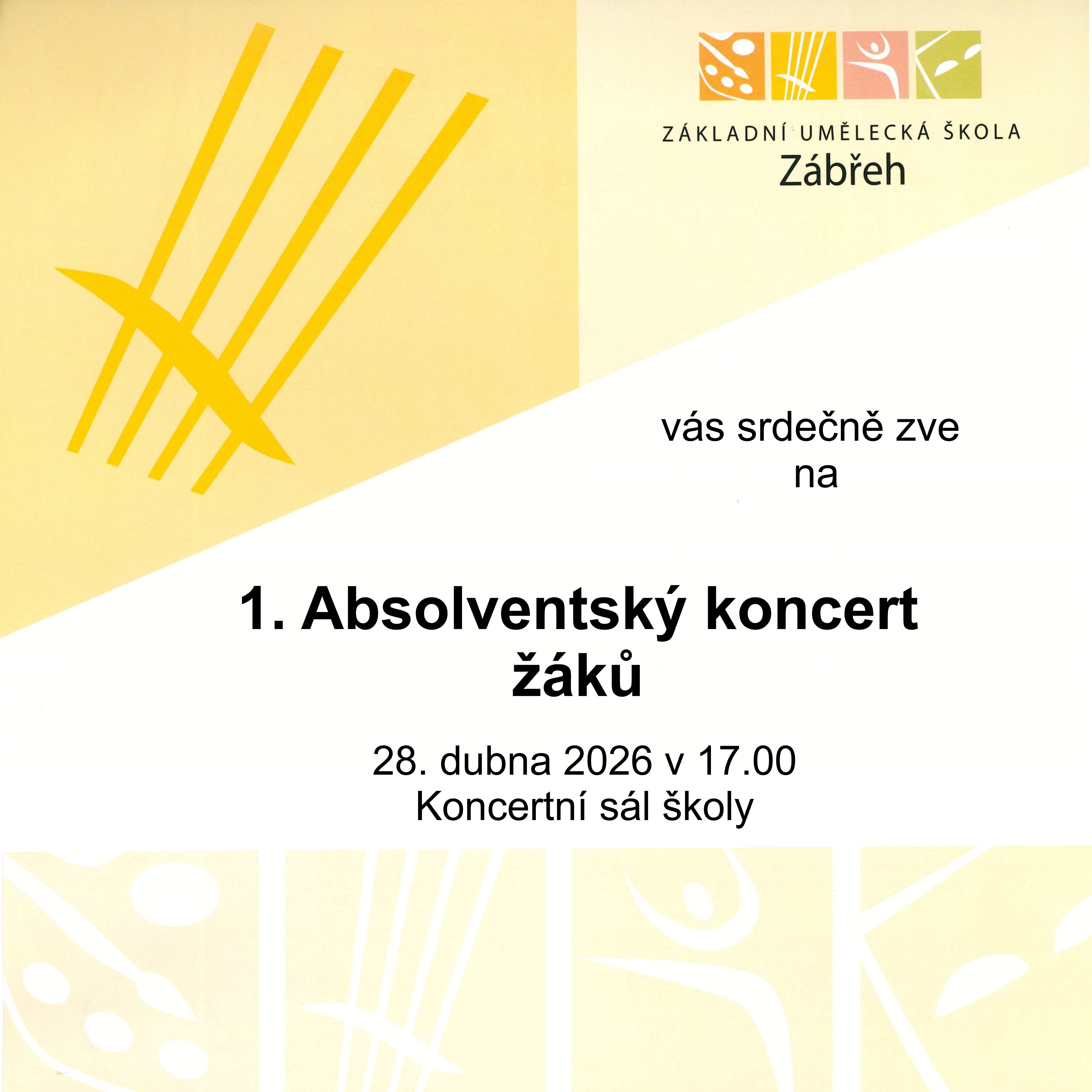 1. Absolventský koncert žáků