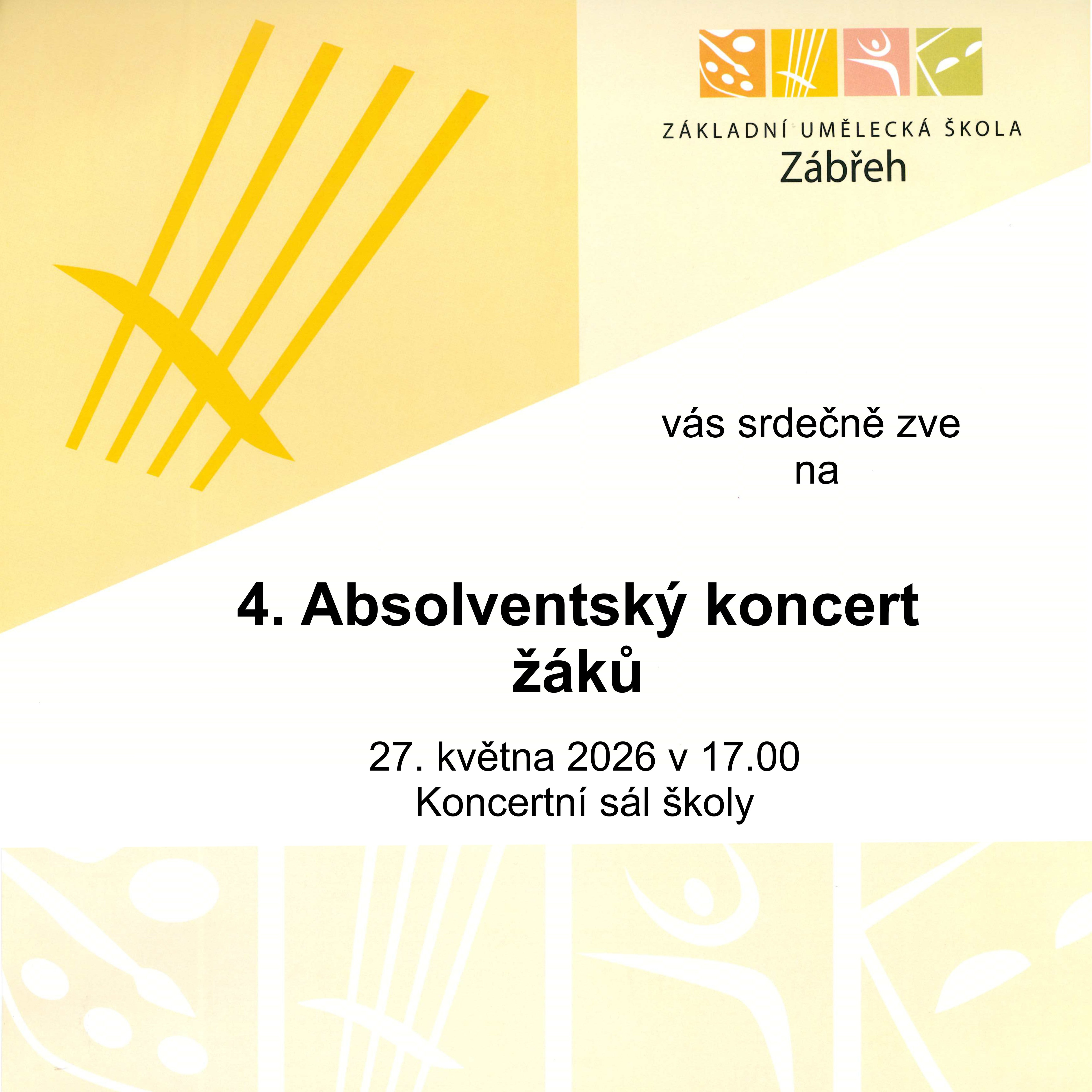 4. Absolventský koncert žáků